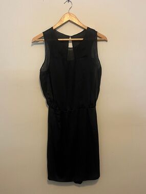 Opening Ceremony Silk Black LBD